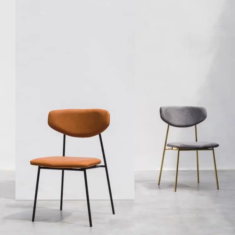 Nordic light luxury wrought iron dining chair, Italian minimalist designer fabric chair, western restaurant chair
Nordic light luxury wrought iron dining chair, Italian minimalist designer fabric chair, western restaurant chair
