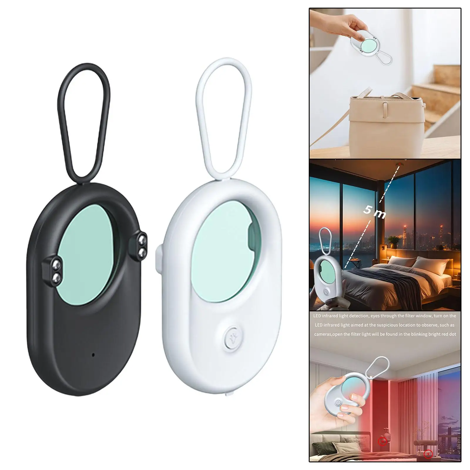 Infrared Hidden Camera Detector Camera Find Cars Wireless Signal Scanner
Infrared Hidden Camera Detector Camera Find Cars Wireless Signal Scanner