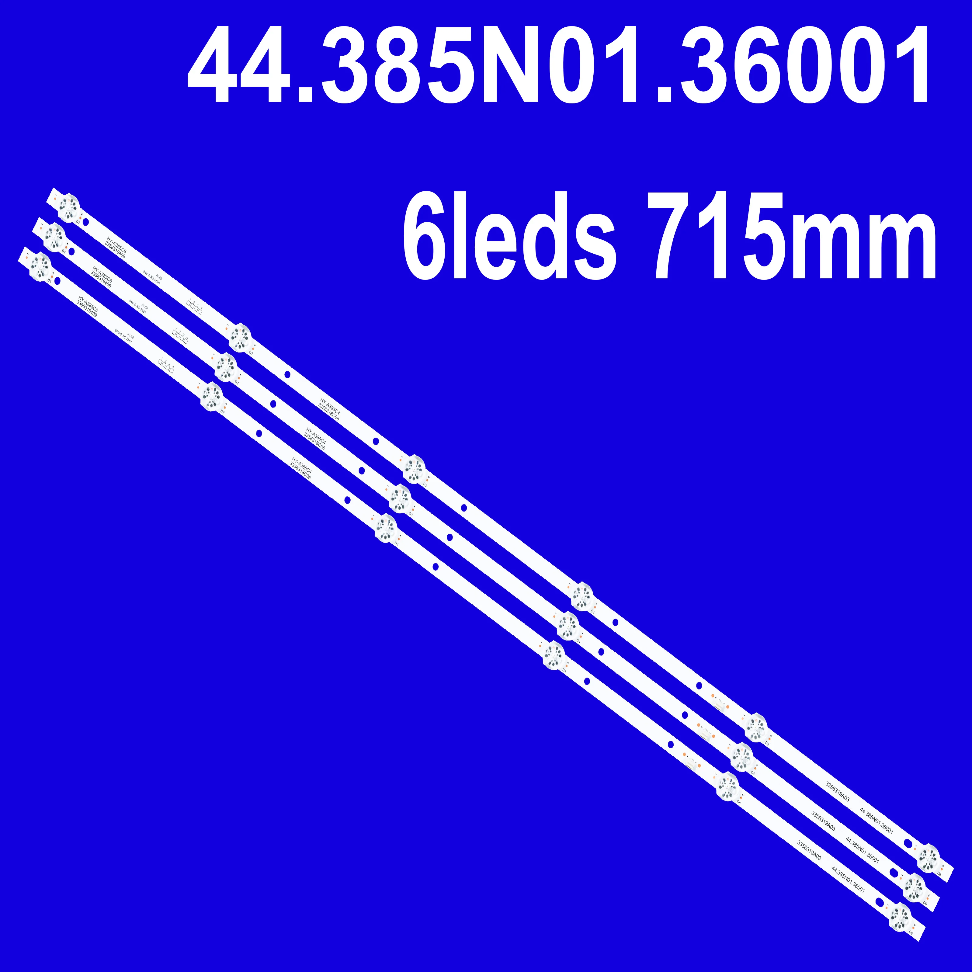 Светодиодная лента подсветки 6LED для HY-A385C5 44.385N01.36001 LE40A2280-W 3356318C08 HY-A385C4 HY-A385C6 3356319409
Светодиодная лента подсветки 6LED для HY-A385C5 44.385N01.36001 LE40A2280-W 3356318C08 HY-A385C4 HY-A385C6 3356319409