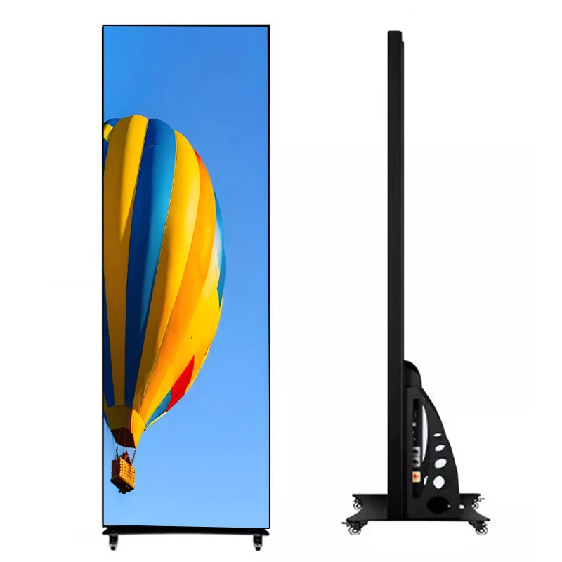 Outdoor store movable floor standing LED advertising machine
Outdoor store movable floor standing LED advertising machine