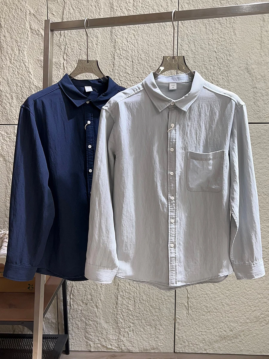 Linen Casual Shirt Men's Spring Autumn Long Sleeve Loose Fit Breathable Comfortable Standard Style Button up Classic Collar
Linen Casual Shirt Men's Spring Autumn Long Sleeve Loose Fit Breathable Comfortable Standard Style Button up Classic Collar