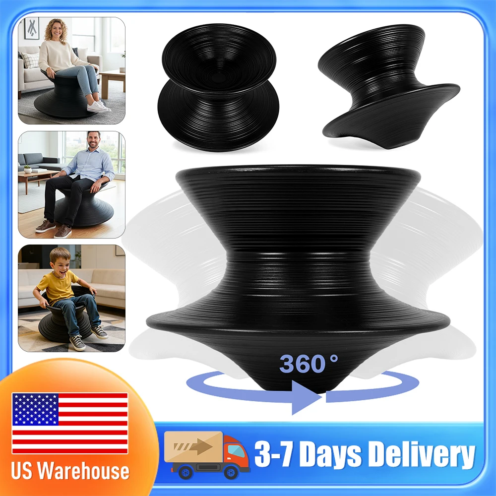 Gyro Spun Chair 360° Rotating Seat PE Swivel Chair for Indoor & Outdoor Fun Spinning Seat for Backyard Playground Camping
Gyro Spun Chair 360° Rotating Seat PE Swivel Chair for Indoor & Outdoor Fun Spinning Seat for Backyard Playground Camping