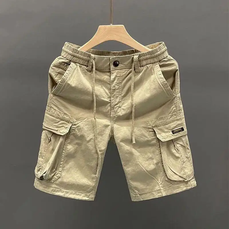 American Style Loose Fit Thin Workwear Shorts Men's Versatile Large Size Casual Mid-Thigh Length Pocket Detail Elastic Waist
American Style Loose Fit Thin Workwear Shorts Men's Versatile Large Size Casual Mid-Thigh Length Pocket Detail Elastic Waist