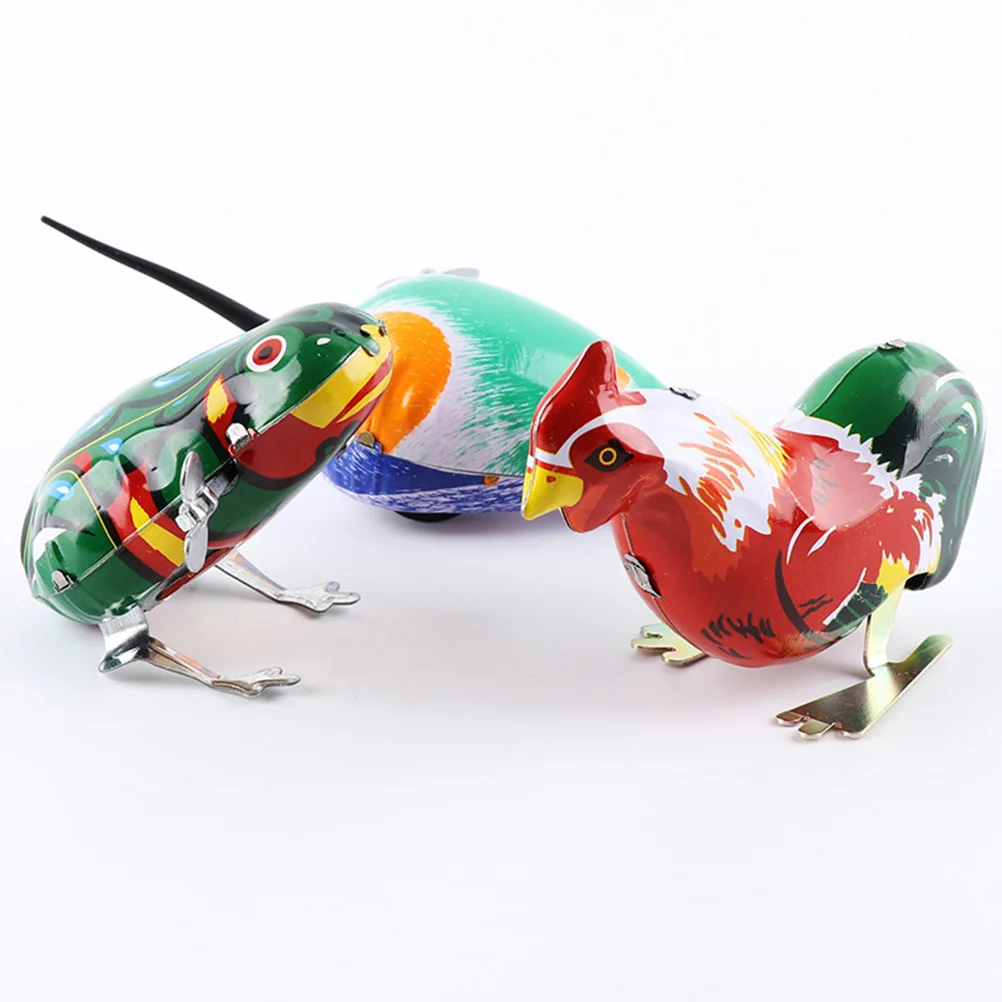 3pcs Kids Toy Wind Up Clockwork Toys Jumping Iron Animal Toy Action Toy (Frog Chick Mice, Random Color)
3pcs Kids Toy Wind Up Clockwork Toys Jumping Iron Animal Toy Action Toy (Frog Chick Mice, Random Color)