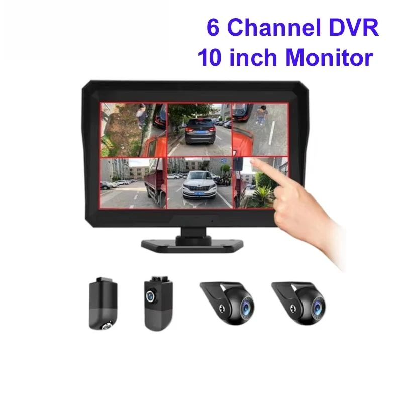 6 Channel 10 Inch Touch Screen Monitoring for Bus Truck RV Video Recording DVR 1080P Reverse
6 Channel 10 Inch Touch Screen Monitoring for Bus Truck RV Video Recording DVR 1080P Reverse