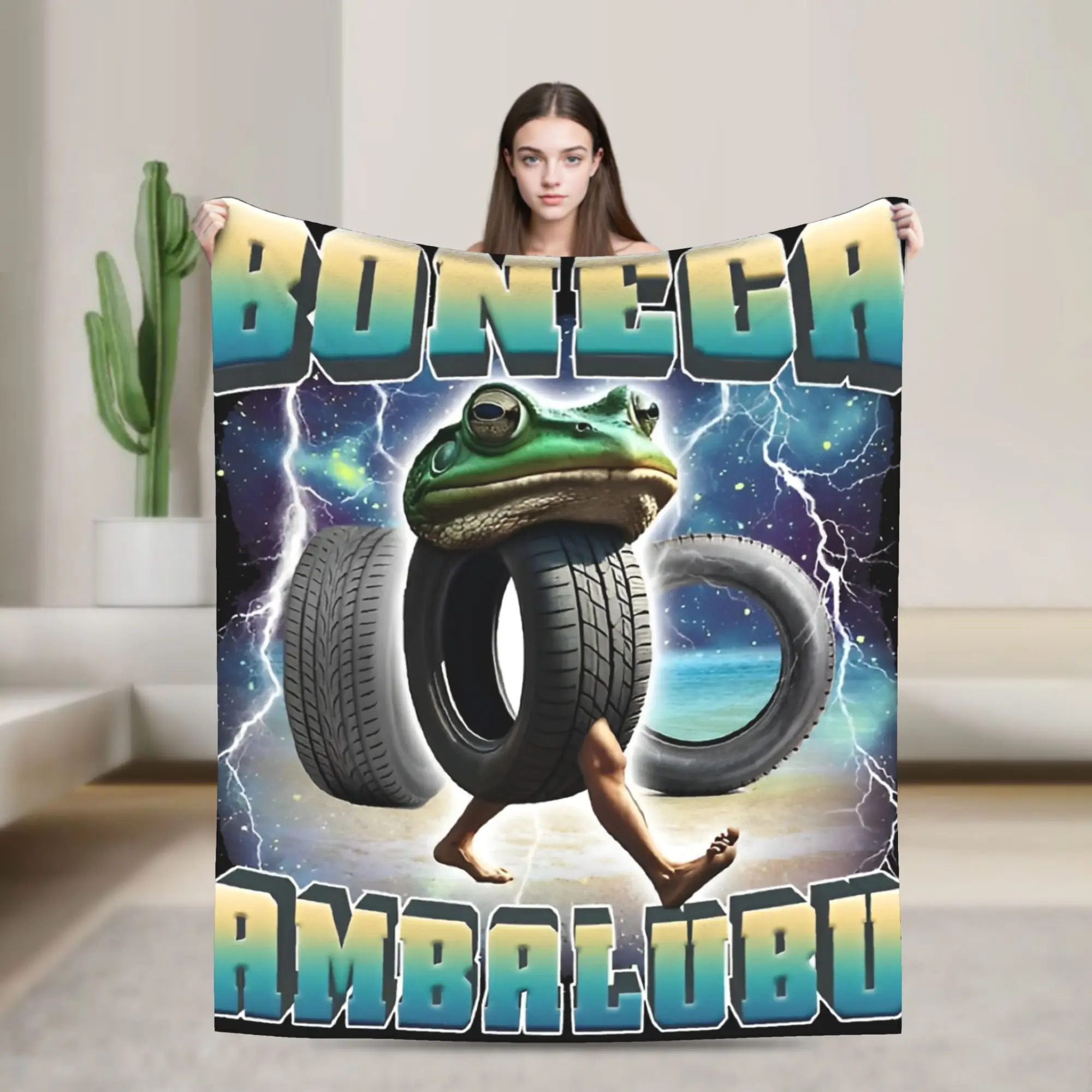Boneca Ambalubu Funny Italian Brainrot Meme Flannel Blankets Warm Soft Throw Blanket for Outdoor Bedspread Sofa Bed Cover
Boneca Ambalubu Funny Italian Brainrot Meme Flannel Blankets Warm Soft Throw Blanket for Outdoor Bedspread Sofa Bed Cover