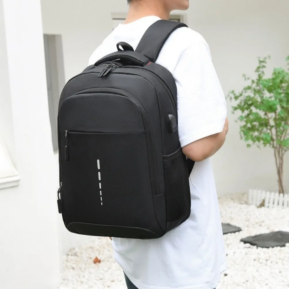 Large Capacity Student Backpack Oxford Cloth Multiple Pockets School Bag Solid Color Multifunctional Computer Rucksack Women
Large Capacity Student Backpack Oxford Cloth Multiple Pockets School Bag Solid Color Multifunctional Computer Rucksack Women