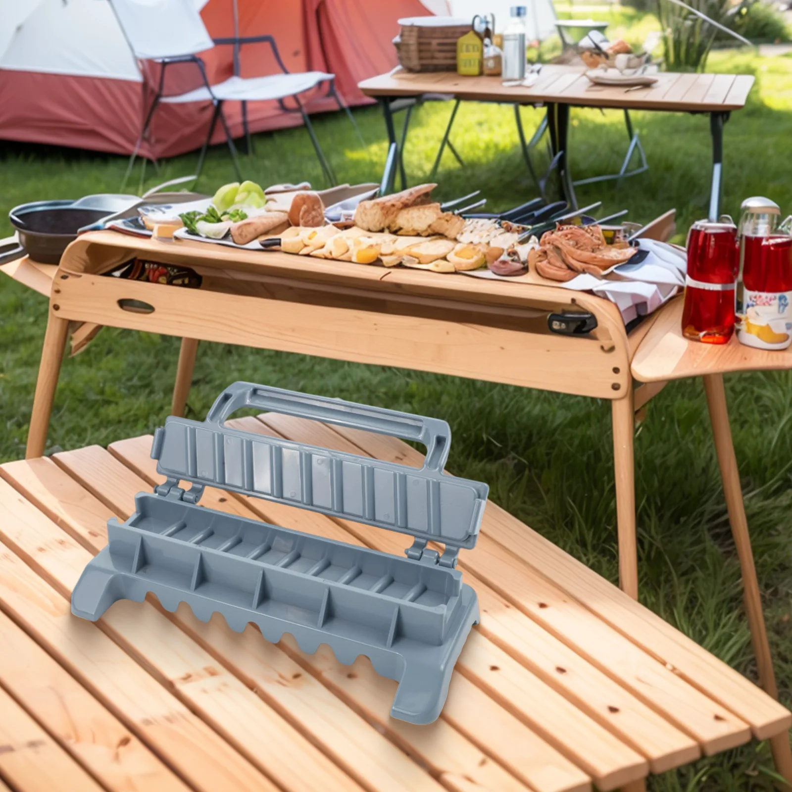 Gathering With Friends 29*12.7cm Folding Kebab Maker Outdoor Kebab Maker Barbecue Effortless Kebab Preparation
Gathering With Friends 29*12.7cm Folding Kebab Maker Outdoor Kebab Maker Barbecue Effortless Kebab Preparation