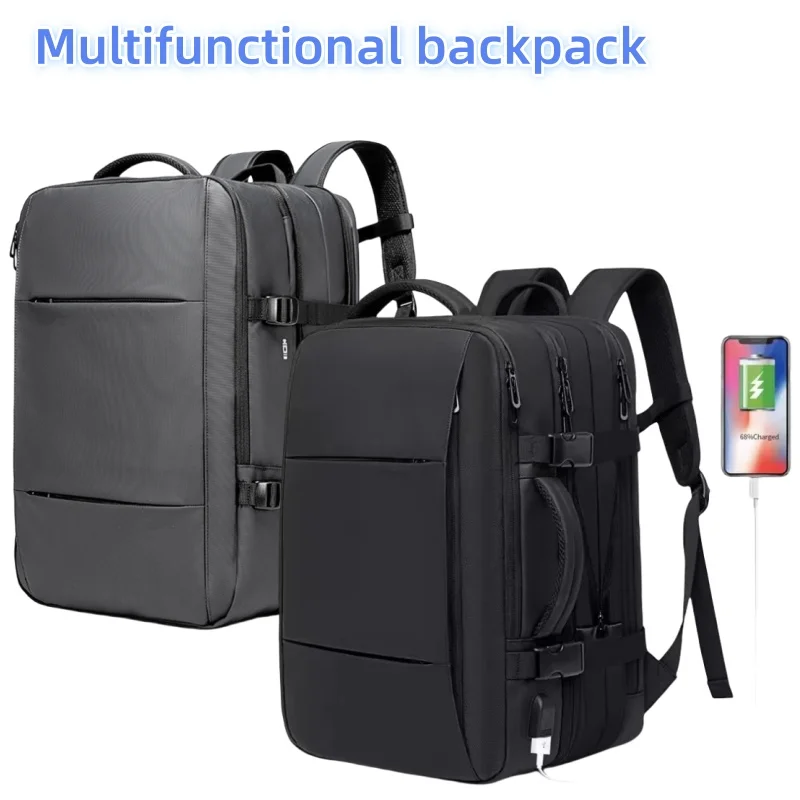 Men's backpack large capacity expandable student bag - business trip computer backpack - outdoor waterproof hiking camping backp
Men's backpack large capacity expandable student bag - business trip computer backpack - outdoor waterproof hiking camping backp