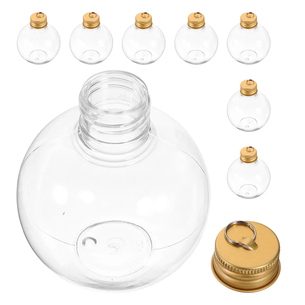 8Pcs Bulb Shaped Christmas Bottles Festive Pendant Decoration Small Plastic Juice Candy Packaging Containers Juice Containers
8Pcs Bulb Shaped Christmas Bottles Festive Pendant Decoration Small Plastic Juice Candy Packaging Containers Juice Containers