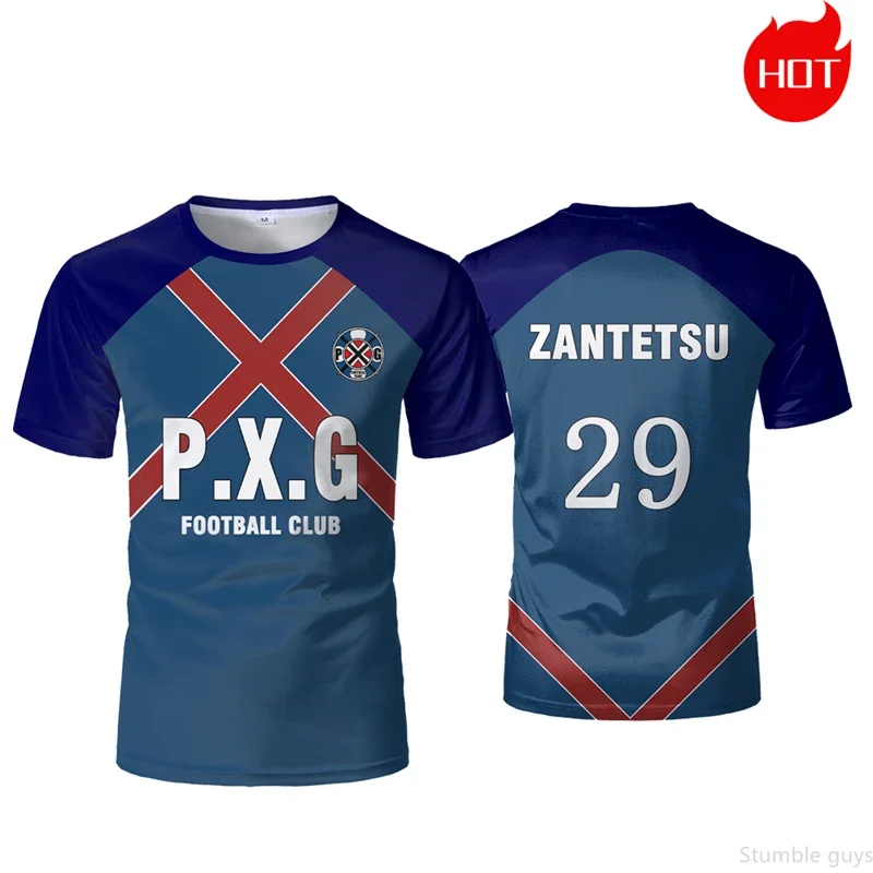 Soccer Jersey Style Blue Locker Room Anime T-shirt Boys Clothes Girls Short Sleeve Harajuku Cosplay Men Women Kids Tees
Soccer Jersey Style Blue Locker Room Anime T-shirt Boys Clothes Girls Short Sleeve Harajuku Cosplay Men Women Kids Tees