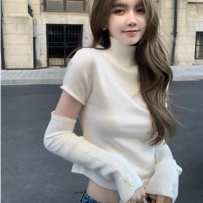 Вязаный свитер со съемными рукавами, женские топы больших размеров, аппликации в форме сердца, зубчатый край, витая пряжа, пояс, бант, Kawaii
Вязаный свитер со съемными рукавами, женские топы больших размеров, аппликации в форме сердца, зубчатый край, витая пряжа, пояс, бант, Kawaii