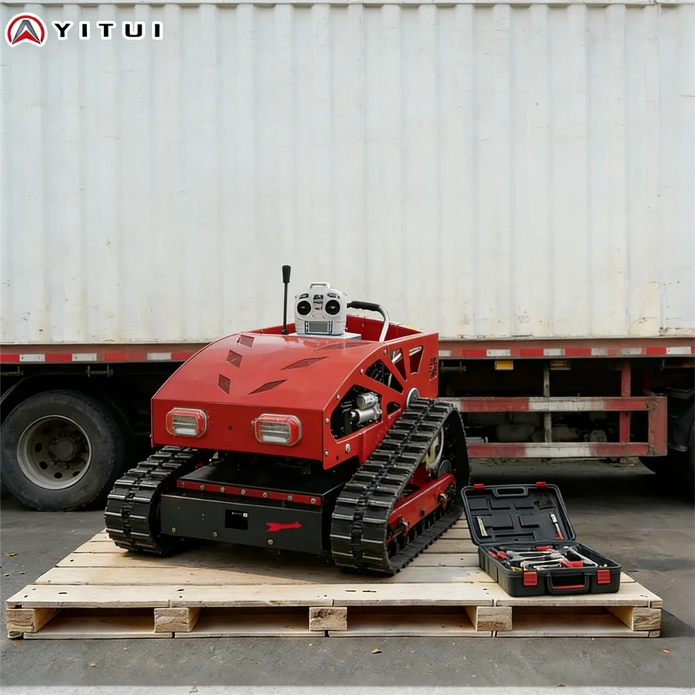 Super Long Endurance 800kg Small Remote Control Crawler Mower Super Climbing Force Mower Cutting Width Can Be Customized
Super Long Endurance 800kg Small Remote Control Crawler Mower Super Climbing Force Mower Cutting Width Can Be Customized