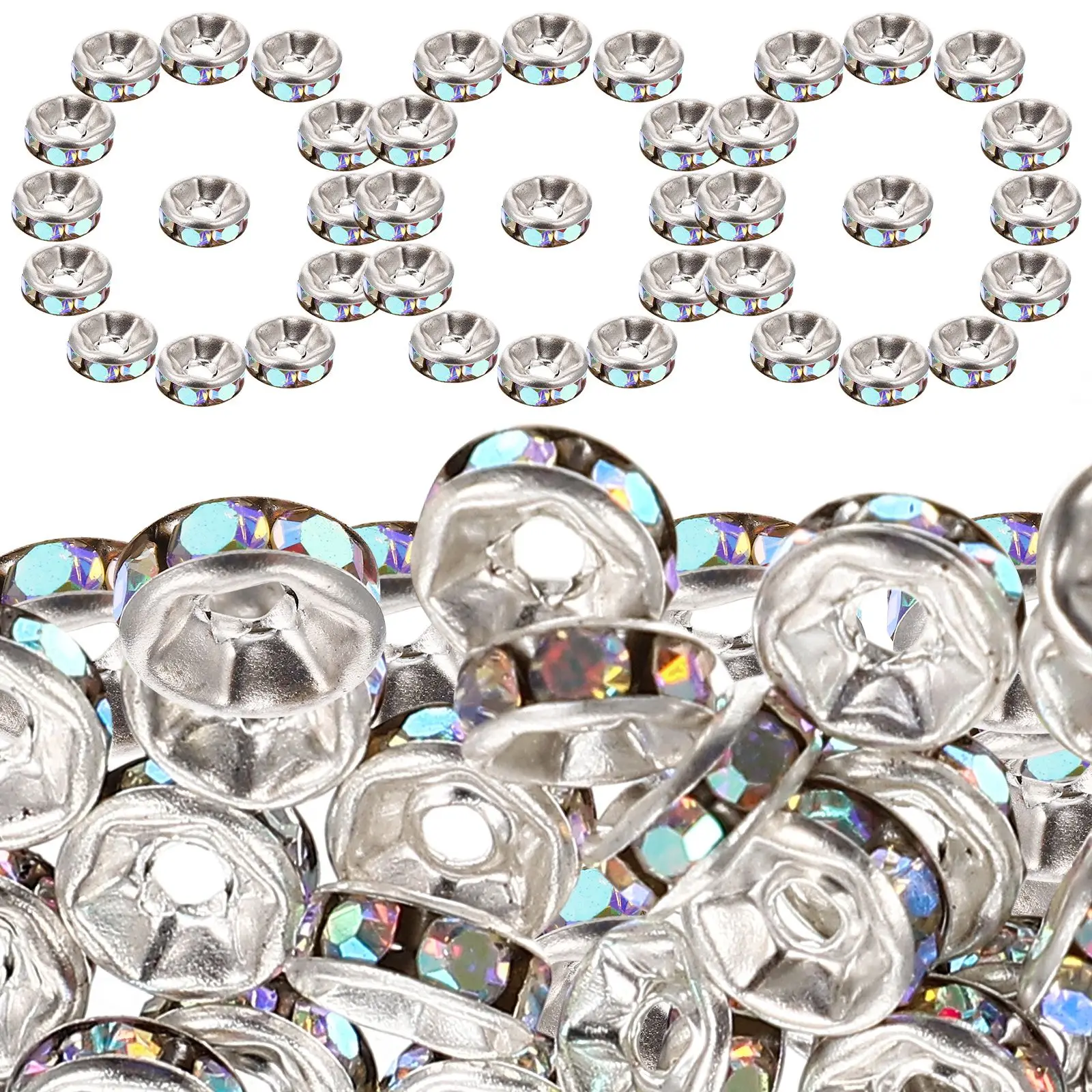 200 Pcs Artificial Wheel Spacer Bead Jewelry Precious Alloy Rhinestone Beads and Charms
200 Pcs Artificial Wheel Spacer Bead Jewelry Precious Alloy Rhinestone Beads and Charms