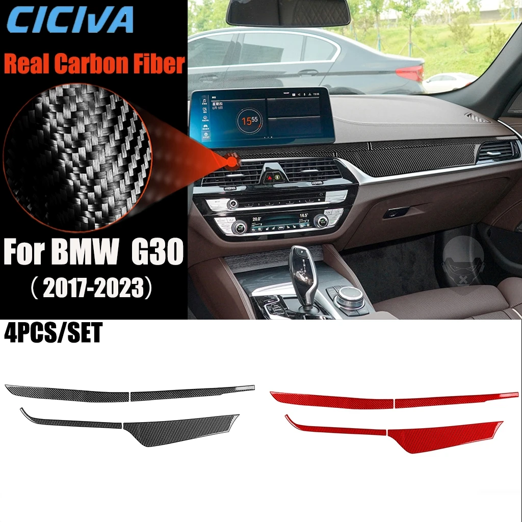 Carbon Fiber Car Accessories Center Console Dashboard Modified Interior Trim Cover Soft Sticker For BMW 5 Series G30 2016-2023
Carbon Fiber Car Accessories Center Console Dashboard Modified Interior Trim Cover Soft Sticker For BMW 5 Series G30 2016-2023