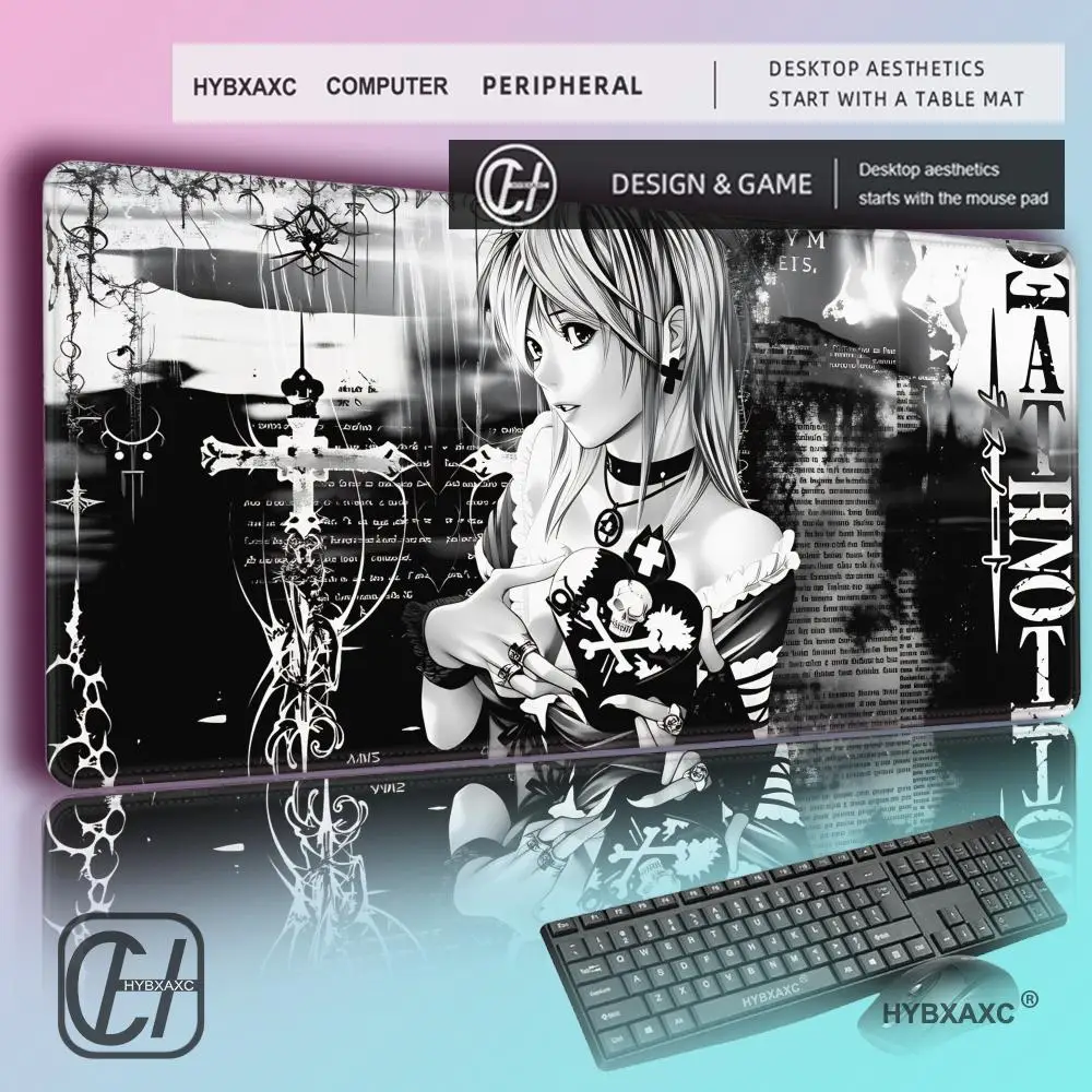 HYBXAXC New Misa Amane Light Yagami Desk Mat Death Note Anime Mousepad Computer Gamers Mouse Pad Gaming E-sports Keyboard Pad
HYBXAXC New Misa Amane Light Yagami Desk Mat Death Note Anime Mousepad Computer Gamers Mouse Pad Gaming E-sports Keyboard Pad