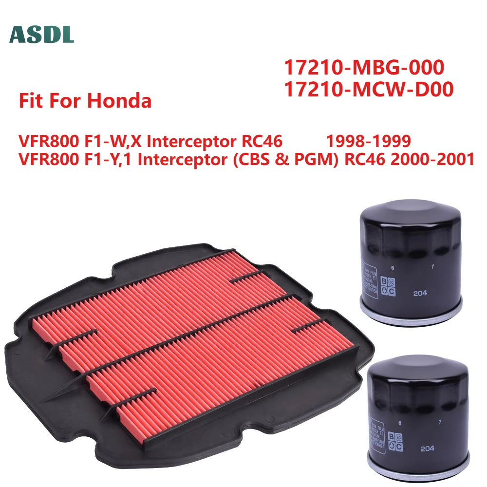 Motorcycle Air Filter 1801 Oil Filter 204 for Honda VFR800 F1-W X Interceptor RC46 VFR 800 F1-Y 1 Motorcycle Parts
Motorcycle Air Filter 1801 Oil Filter 204 for Honda VFR800 F1-W X Interceptor RC46 VFR 800 F1-Y 1 Motorcycle Parts