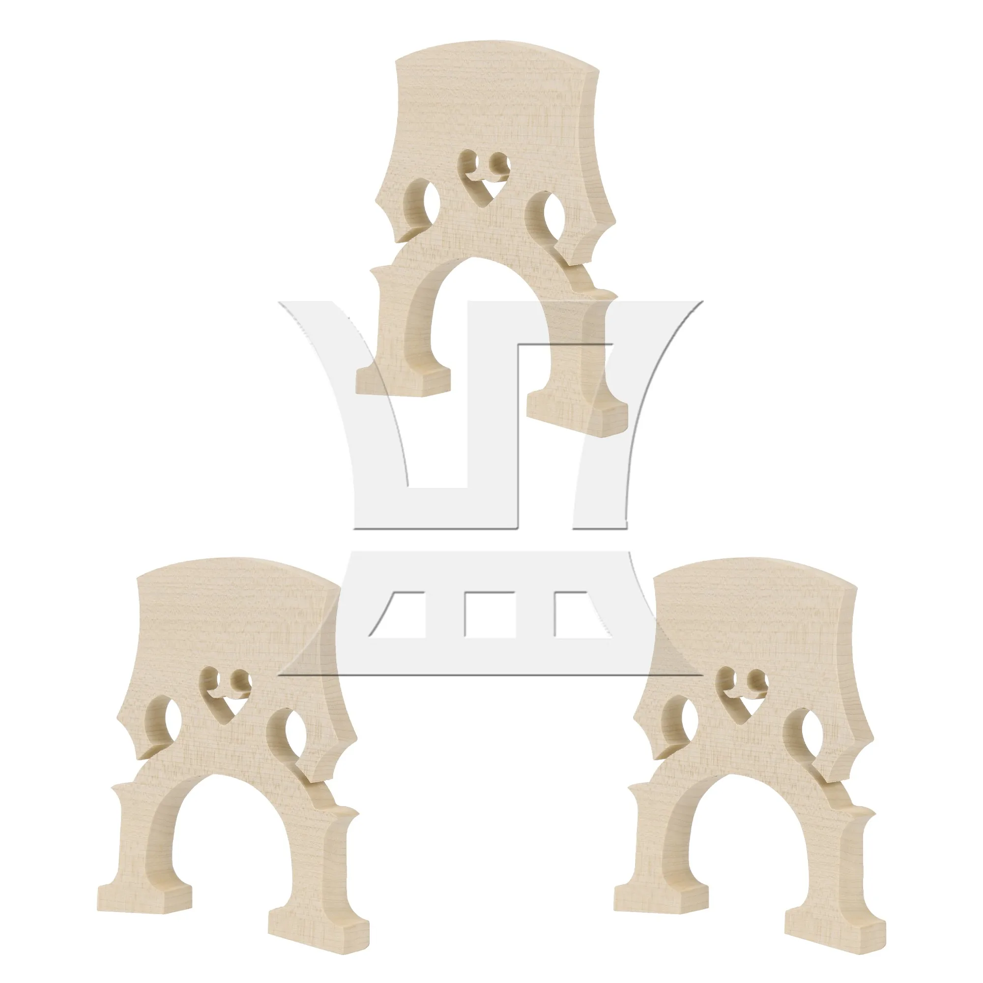 Yibuy 3 Pieces 4/4 Size Wooden Cello String Bridges Instrument Replacement Parts
Yibuy 3 Pieces 4/4 Size Wooden Cello String Bridges Instrument Replacement Parts