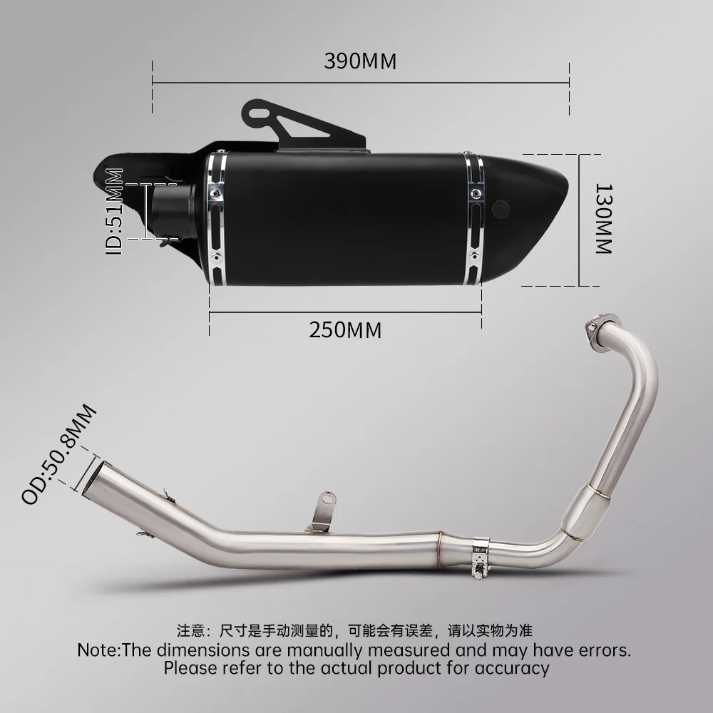 Мотоциклетная выхлопная система, передний глушитель, 51 мм, труба среднего звена для VOGE 300RR 300R, выхлопная система мотоцикла 2020-2022
Мотоциклетная выхлопная система, передний глушитель, 51 мм, труба среднего звена для VOGE 300RR 300R, выхлопная система мотоцикла 2020-2022