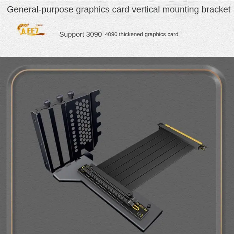 AEE7-Universal Vertical GPU Holder Riser ATX Matx Case VGA Graphics Card Steering Bracket For 3090, 4090 Graphics Cards
AEE7-Universal Vertical GPU Holder Riser ATX Matx Case VGA Graphics Card Steering Bracket For 3090, 4090 Graphics Cards