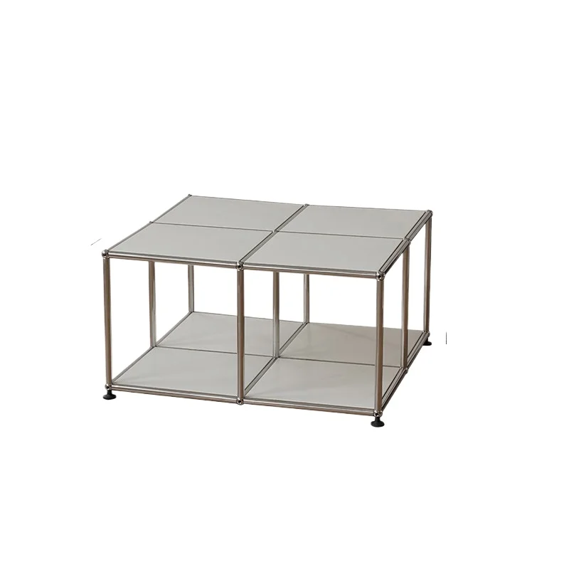 Medieval stainless steel module coffee table Modern simple ins small apartment household living room coffee table
Medieval stainless steel module coffee table Modern simple ins small apartment household living room coffee table