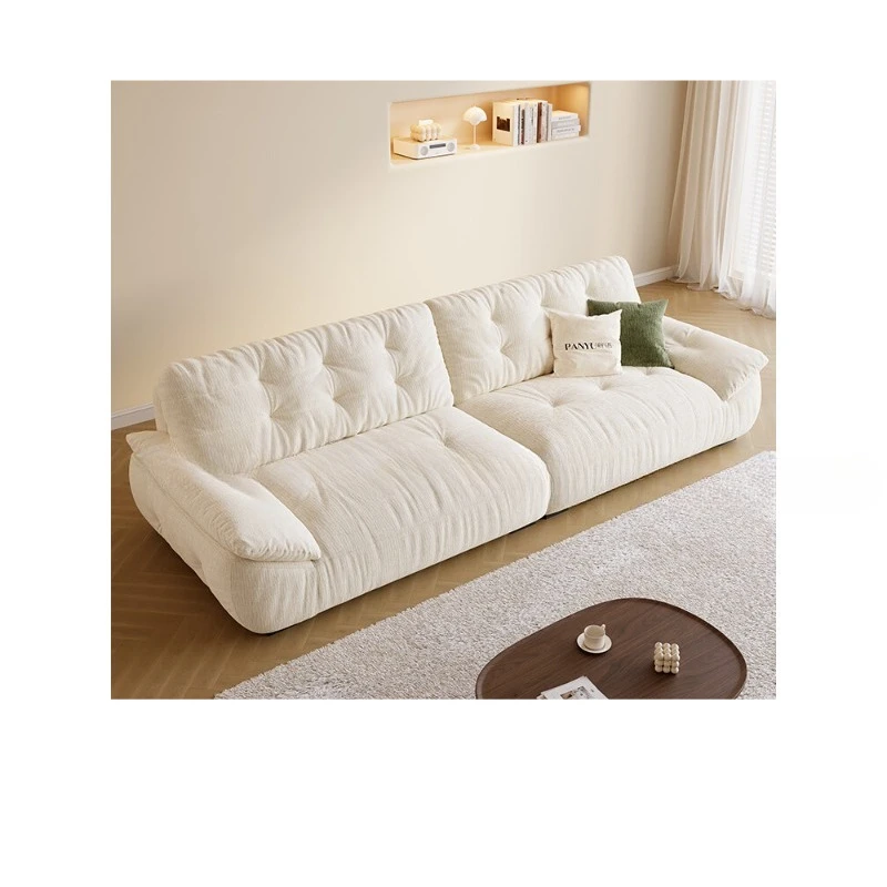 Sofa living room straight row cream wind high backrest multi-functional cloud sofa
Sofa living room straight row cream wind high backrest multi-functional cloud sofa