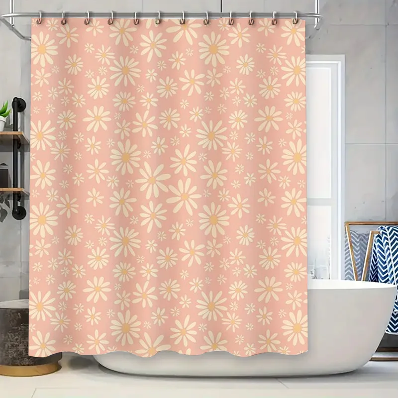 Delightful Floral Shower Curtain Pink White Daisies Decorative Bath Hanging Waterproof Printed Polyester Fabric Decoration (180x
Delightful Floral Shower Curtain Pink White Daisies Decorative Bath Hanging Waterproof Printed Polyester Fabric Decoration (180x