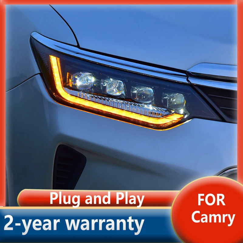 Head Lamp For Toyota Camry V55 Headlights 2015 2016 2017 LED Headlight DRL LED Lens Automotive Accessories
Head Lamp For Toyota Camry V55 Headlights 2015 2016 2017 LED Headlight DRL LED Lens Automotive Accessories
