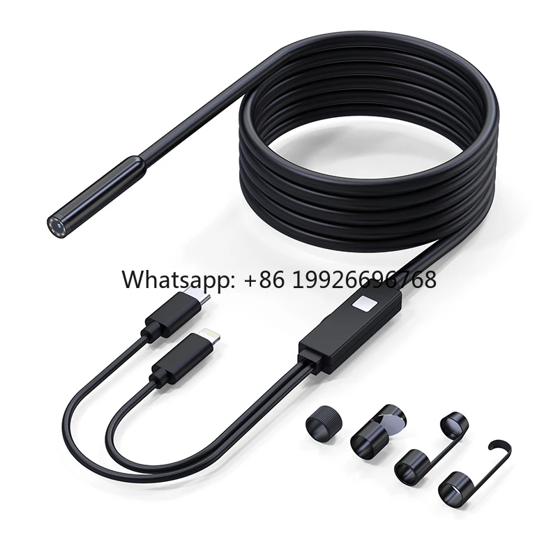 W400-C Portable IP67 Pipe Sewer Inspect Borescope 7.9mm 2In1 Mini Video Industrial Mobile Endoscope Snake Camera for IOS Android
W400-C Portable IP67 Pipe Sewer Inspect Borescope 7.9mm 2In1 Mini Video Industrial Mobile Endoscope Snake Camera for IOS Android