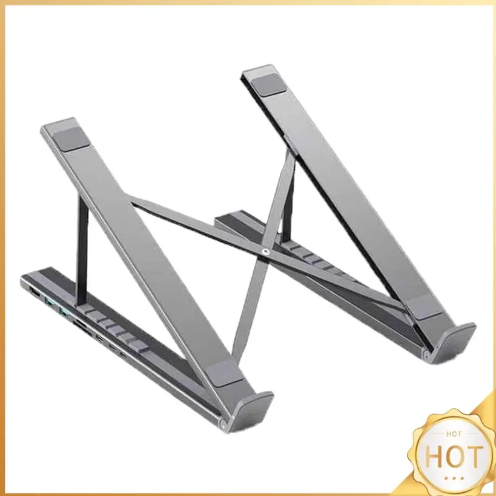 Portable Laptop Stand 8 in 1 USB C Hub Computer Holder Universal Dock Station for MacBook Pro/Air/Dell/HP/Surface/Lenovo
Portable Laptop Stand 8 in 1 USB C Hub Computer Holder Universal Dock Station for MacBook Pro/Air/Dell/HP/Surface/Lenovo