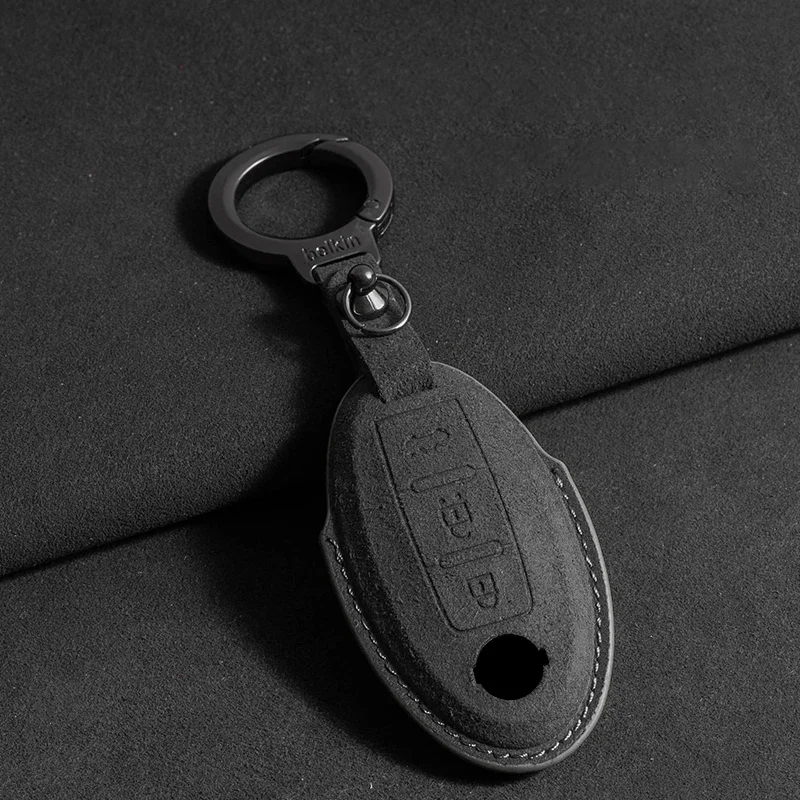 Suede Car Key Case Cover Shell For Nissan Qashqai X-Trail T31 T32 Juke J10 J11 QX60 Tiida Altima Pathfinder Kicks For Infiniti
Suede Car Key Case Cover Shell For Nissan Qashqai X-Trail T31 T32 Juke J10 J11 QX60 Tiida Altima Pathfinder Kicks For Infiniti