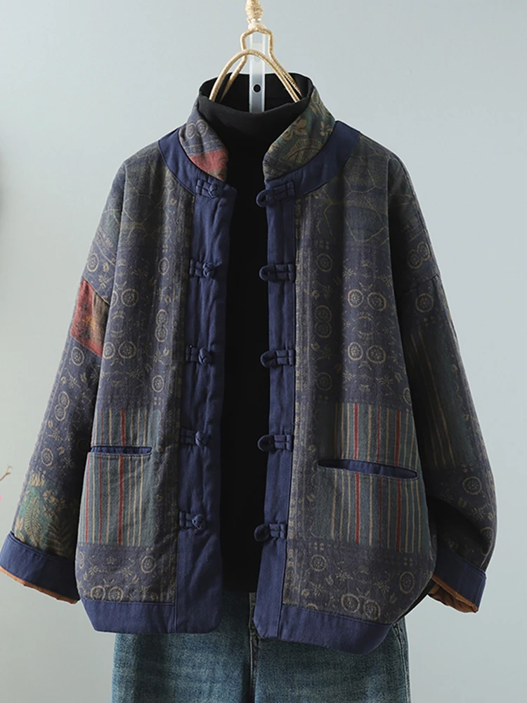 Хлопковое джато с вышивкой в стиле ретро, женское теплое пальто с пуговицами, дизайн с принтом, китайская нация, верхняя одежда в стиле дзен-Дух
Хлопковое джато с вышивкой в стиле ретро, женское теплое пальто с пуговицами, дизайн с принтом, китайская нация, верхняя одежда в стиле дзен-Дух