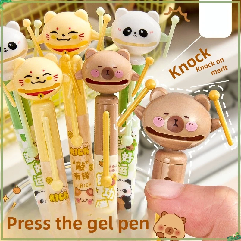 12 шт. Kaba Bear Fun нейтральная ручка с черными чернилами, 0,5 мм, большая емкость, сменный стержень, мультяшная боксерская ручка, студенческая ручка с кофейным медведем
12 шт. Kaba Bear Fun нейтральная ручка с черными чернилами, 0,5 мм, большая емкость, сменный стержень, мультяшная боксерская ручка, студенческая ручка с кофейным медведем