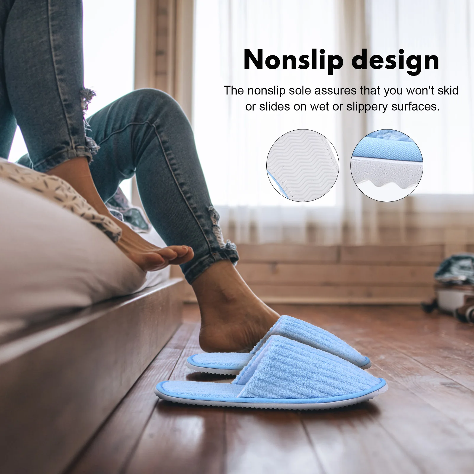 12Pairs Comfortable Non Slip Disposable Slippers for Hotels Spas Home Travel Disposable Slippers House Slipper
12Pairs Comfortable Non Slip Disposable Slippers for Hotels Spas Home Travel Disposable Slippers House Slipper