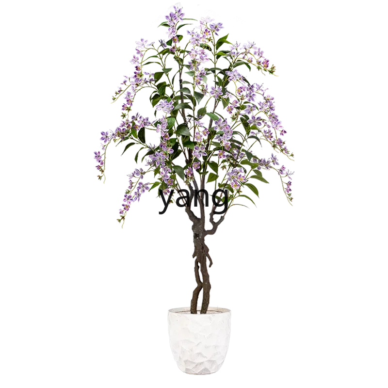 Yjq light luxury high-end vertical silk jasmine simulation fake flower tree indoor floor fake tree ornament
Yjq light luxury high-end vertical silk jasmine simulation fake flower tree indoor floor fake tree ornament