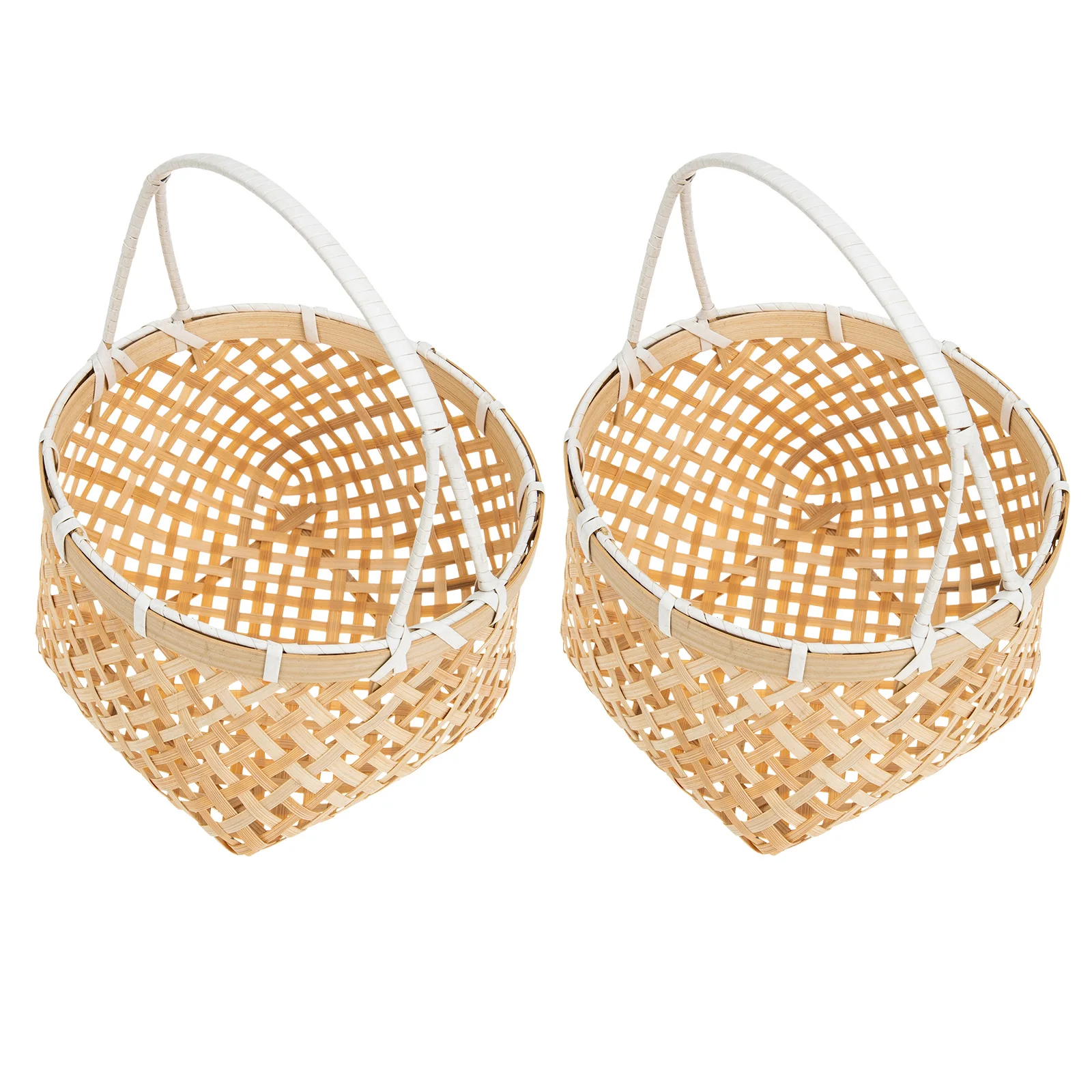 2 Pcs Woven Fruit Baskets Handmade Kitchen Storage Small Food Natural Style Eco Fruits Storage Basket Friendly
2 Pcs Woven Fruit Baskets Handmade Kitchen Storage Small Food Natural Style Eco Fruits Storage Basket Friendly