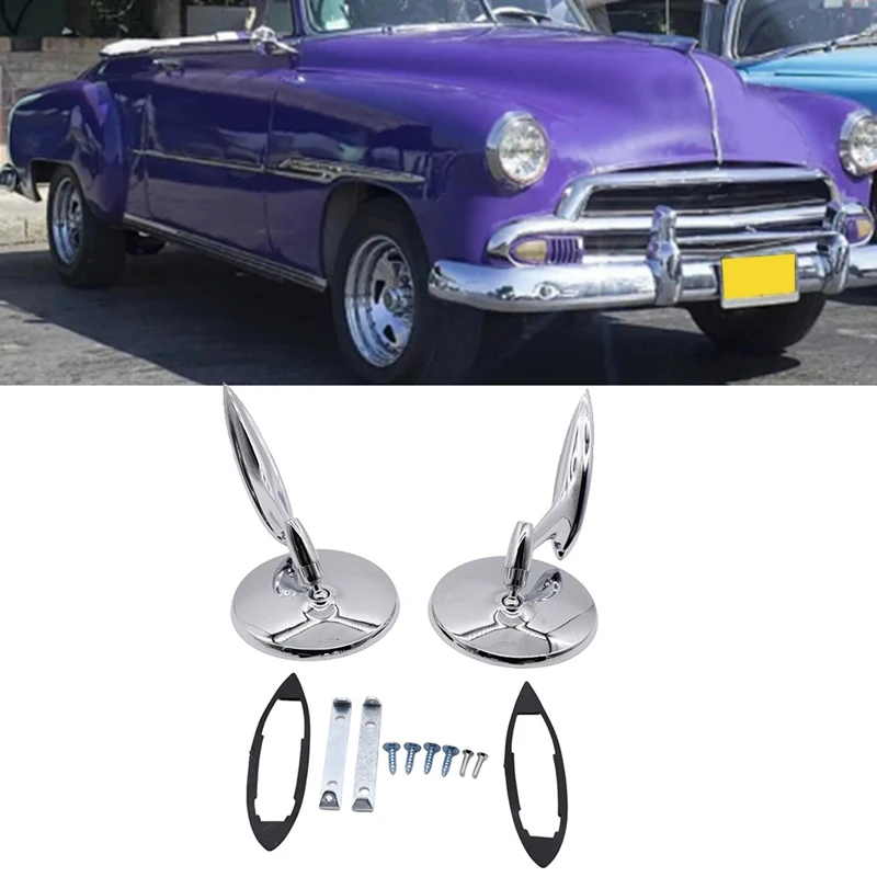 Car Round Bowtie Outside Rearview Mirrors Accessory Ribbed Base For Nova 1962-1965 Chevelle 1964-1965 Impala 1963-1964
Car Round Bowtie Outside Rearview Mirrors Accessory Ribbed Base For Nova 1962-1965 Chevelle 1964-1965 Impala 1963-1964