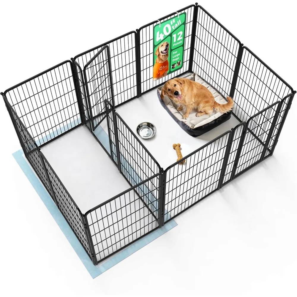 Homeplus Unleashed Indoor Dog Playpen - Stress-Free and Safe Play, Heavy Duty 40 Inch 12 Panels with Connectors,Customized
Homeplus Unleashed Indoor Dog Playpen - Stress-Free and Safe Play, Heavy Duty 40 Inch 12 Panels with Connectors,Customized