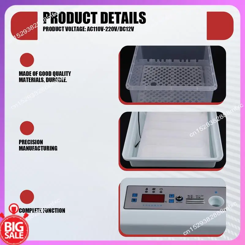 Big Deal Household 20 Piece Semi Automatic Egg Brooder Set For Chickens, Geese, Ducks, And Birds EU Plug
Big Deal Household 20 Piece Semi Automatic Egg Brooder Set For Chickens, Geese, Ducks, And Birds EU Plug