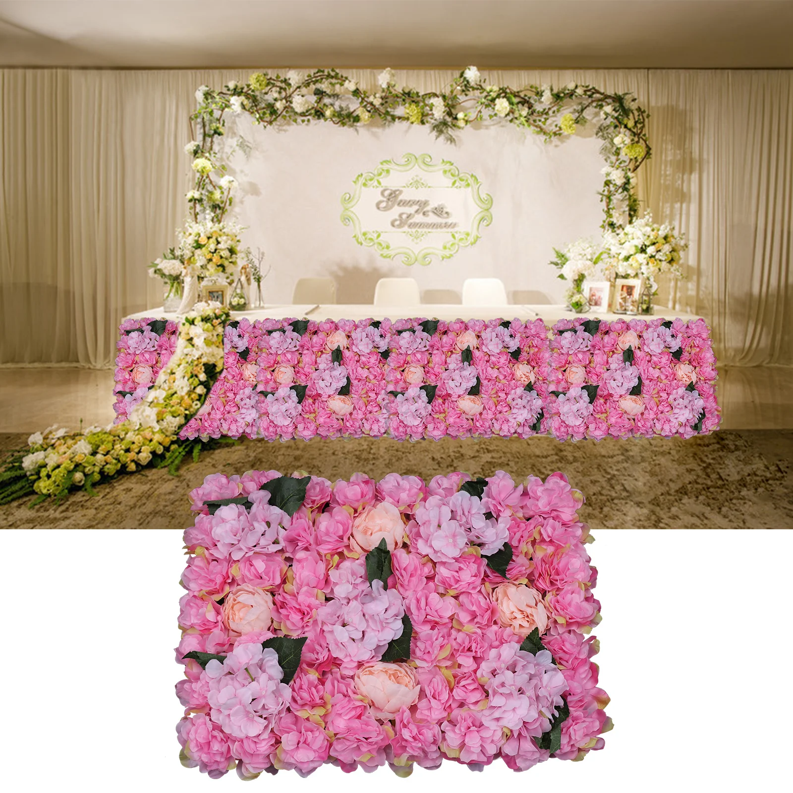 6Pcs Flower Wall Panel Artificial Flower Wall Backdrop For Photo Background Party Wedding Decor
6Pcs Flower Wall Panel Artificial Flower Wall Backdrop For Photo Background Party Wedding Decor