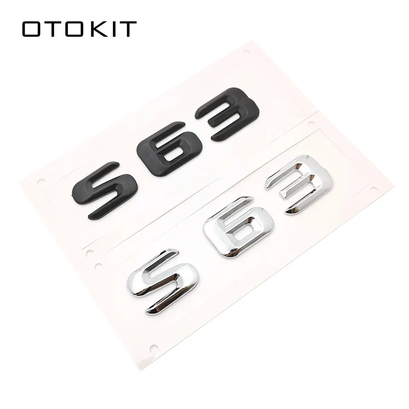 OTOKIT New Flat Chrome ABS Plastic 3D Sticker S63 Trunk Rear Logo Badge Emblem for Mercedes Benz W176 AMG A Class A45 C63 E63
OTOKIT New Flat Chrome ABS Plastic 3D Sticker S63 Trunk Rear Logo Badge Emblem for Mercedes Benz W176 AMG A Class A45 C63 E63
