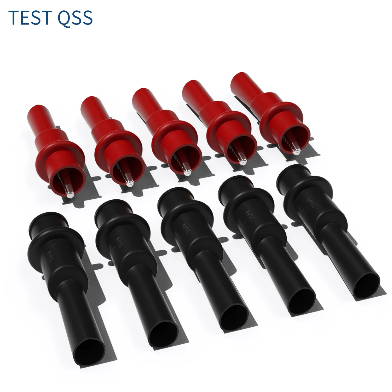 QSS 10PCS Insulation Alligator Clips with 2MM Socket Metal Crocodile Clamp Test Clamp for Multimeter Tester Probe
QSS 10PCS Insulation Alligator Clips with 2MM Socket Metal Crocodile Clamp Test Clamp for Multimeter Tester Probe