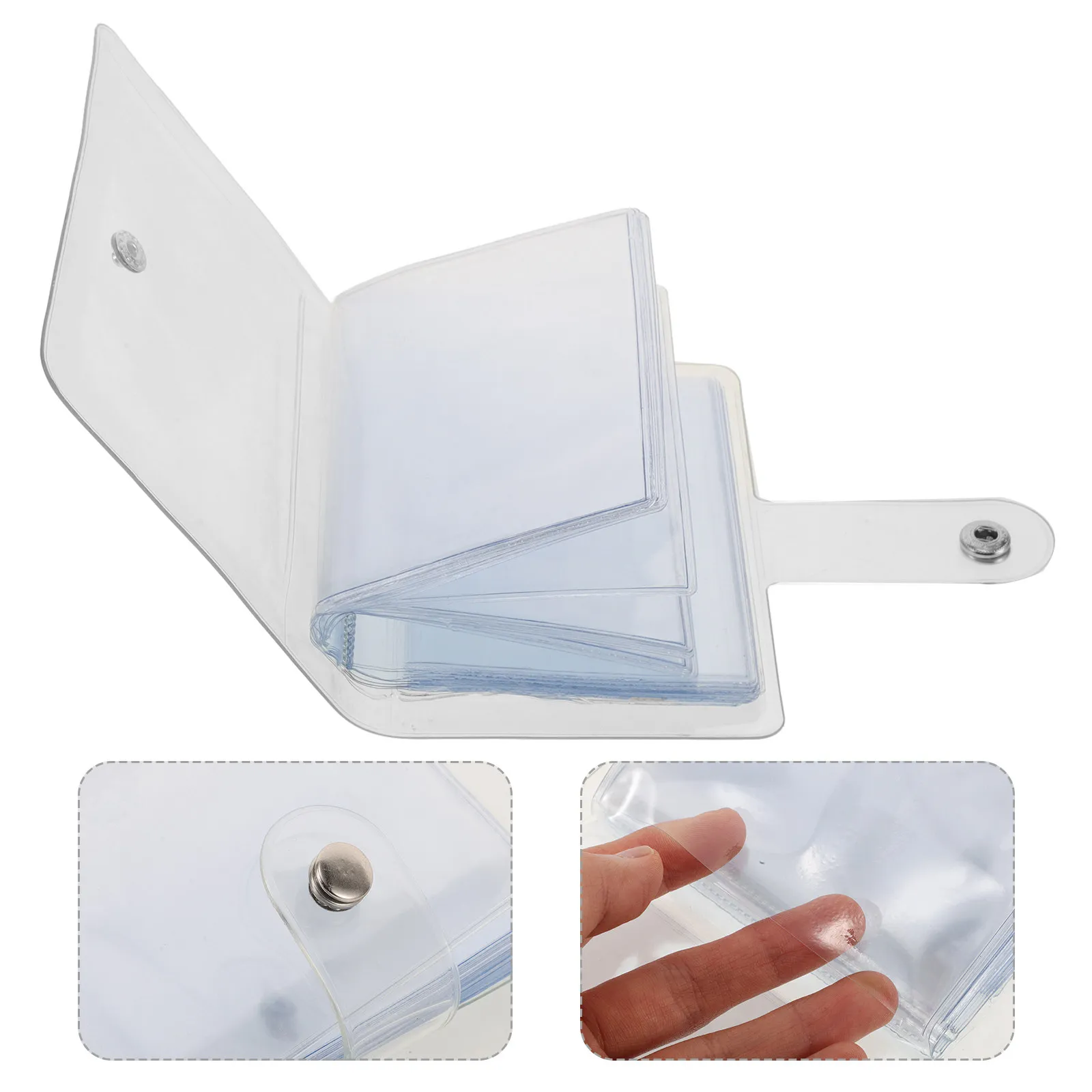 3 Inch Mini PVC Photo Album for Cards Business Cards Kpop Fans Portable Clear Pocket Picture Collection
3 Inch Mini PVC Photo Album for Cards Business Cards Kpop Fans Portable Clear Pocket Picture Collection