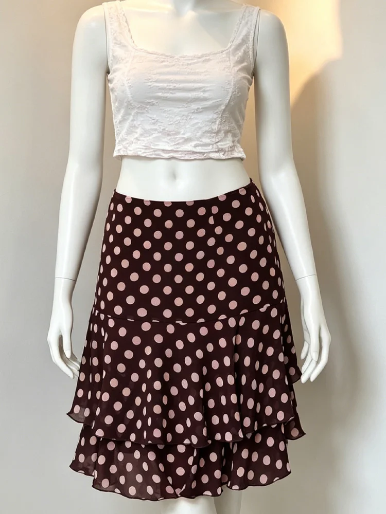 New French Retro A-line Half length Skirt for Women 2026 New Summer Package Hip Tail Tail Skirt Brown Polk Skirt
New French Retro A-line Half length Skirt for Women 2026 New Summer Package Hip Tail Tail Skirt Brown Polk Skirt