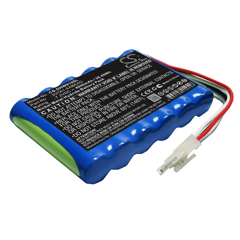 Replacement Battery for Endress+Hauser:93TA1-AABEAG,Prosonic Flow 91W,92F,93T,93C,93P,93W,Equipment, Survey, Test-4000mAh
Replacement Battery for Endress+Hauser:93TA1-AABEAG,Prosonic Flow 91W,92F,93T,93C,93P,93W,Equipment, Survey, Test-4000mAh