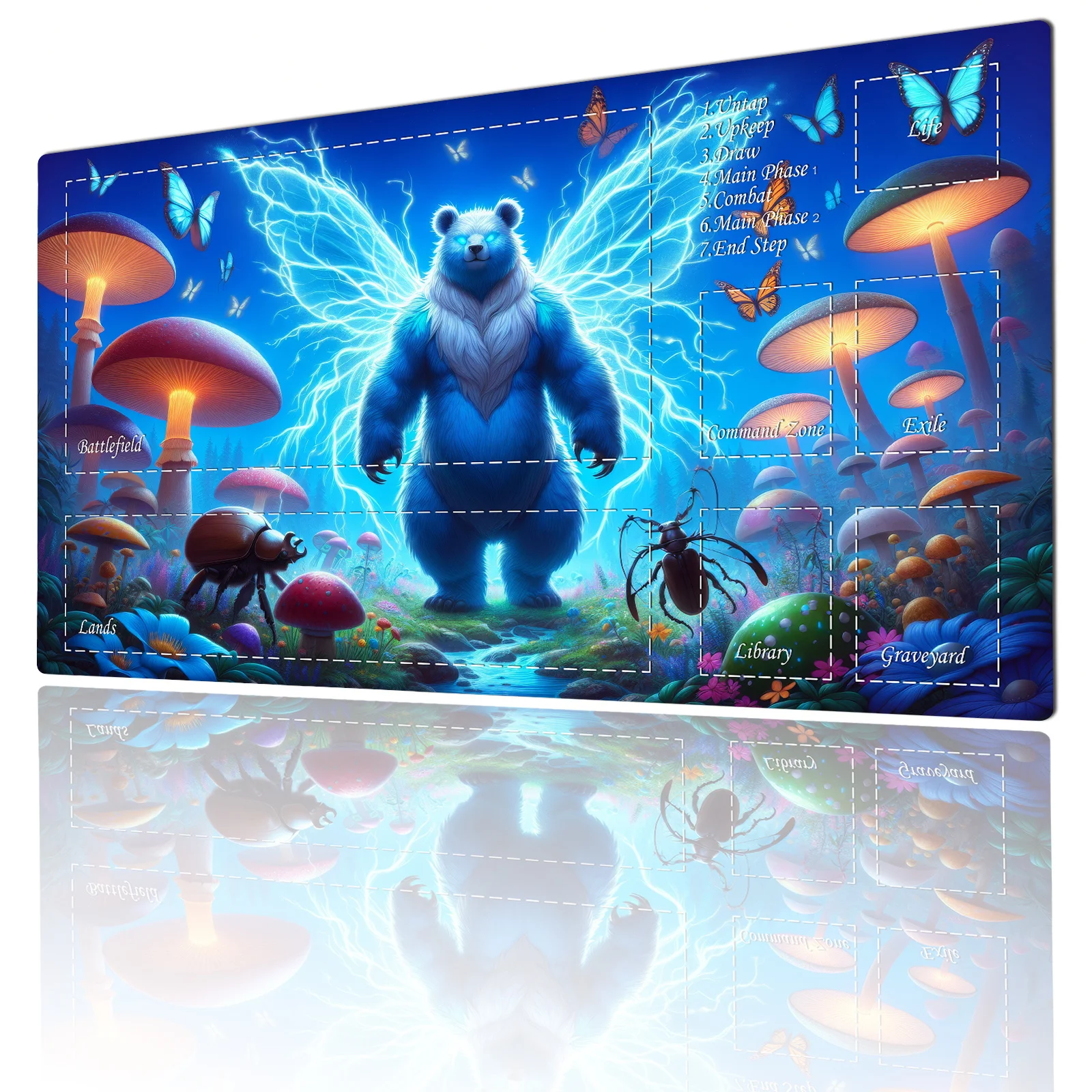Magic Trade Card Battle Gaming mats playmat bear anime mouse pad pc accessories rubber anti-slip suitable for work and game
Magic Trade Card Battle Gaming mats playmat bear anime mouse pad pc accessories rubber anti-slip suitable for work and game