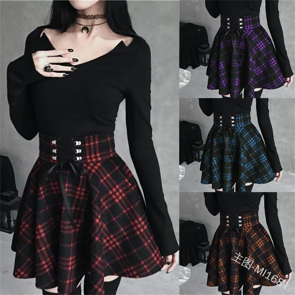 College Style Summer New Plaid Irregular Skirt Cos Loli Fashion Street Girl Retro Skirt
College Style Summer New Plaid Irregular Skirt Cos Loli Fashion Street Girl Retro Skirt