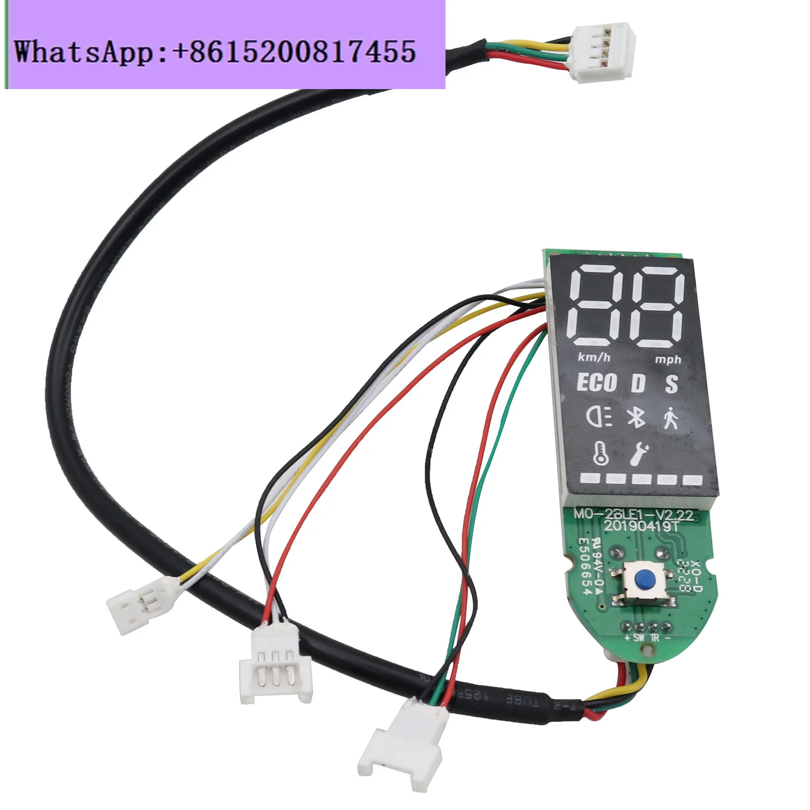 36V 18A controller, Bluetooth dashboard display, electric scooter accessories
36V 18A controller, Bluetooth dashboard display, electric scooter accessories