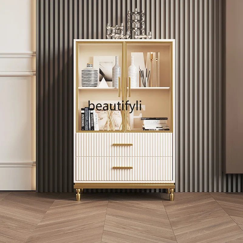 zqLight Luxury TV Side Cabinet Simple Modern Living Room Storage Organizer High-End Wine Cabinet Paint Video Wall Clothes Closet
zqLight Luxury TV Side Cabinet Simple Modern Living Room Storage Organizer High-End Wine Cabinet Paint Video Wall Clothes Closet