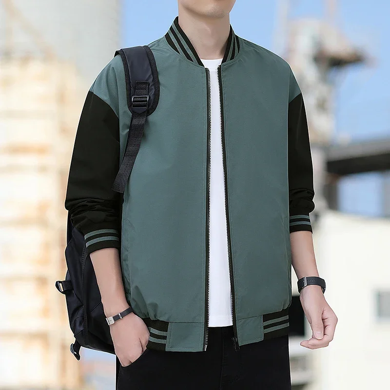 Spring Antumn Men Bomber Jacket Thin Slim Long Sleeve Baseball Jackets Mens Windbreaker Zipper Windbreaker Jacket Male Outwear
Spring Antumn Men Bomber Jacket Thin Slim Long Sleeve Baseball Jackets Mens Windbreaker Zipper Windbreaker Jacket Male Outwear